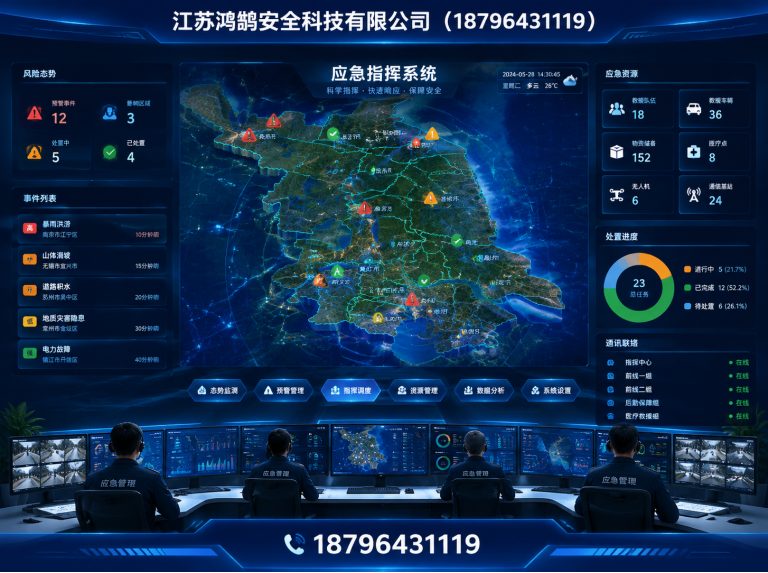 来宾消防通信指挥展示图